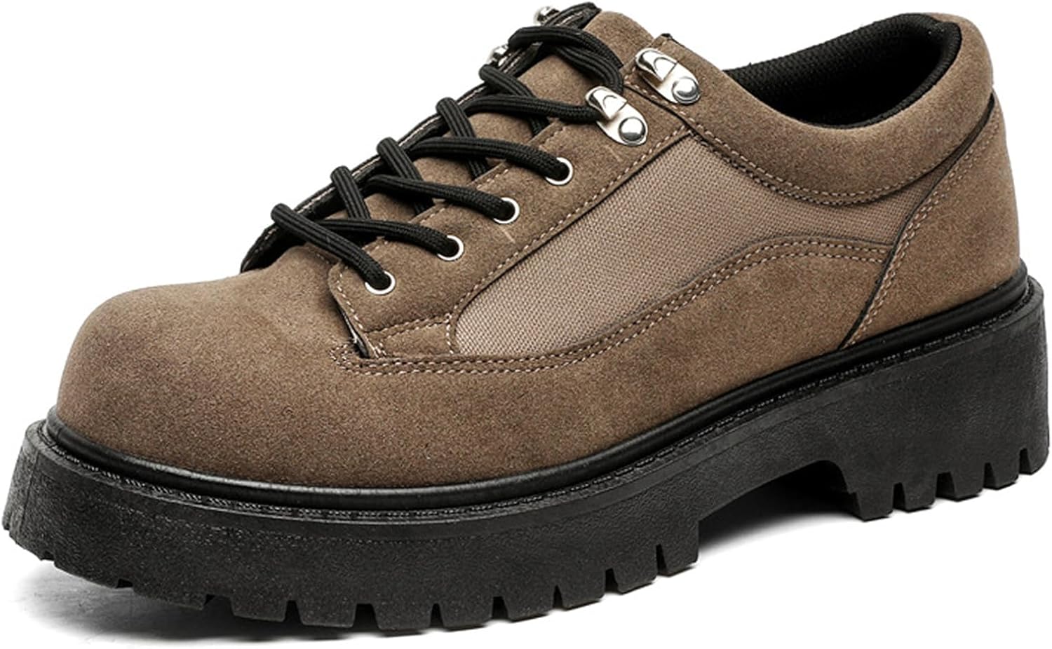 Мужские кожаные туфли-оксфорды с массивной рифленой подошвой, комфортным круглым носком, повышающей рост платформой, противоскользящие, повседневные оксфорды-кроссовки, деловые туфли дерби Nengmaon, коричневый
Мужские кожаные туфли-оксфорды с массивной рифленой подошвой, комфортным круглым носком, повышающей рост платформой, противоскользящие, повседневные оксфорды-кроссовки, деловые туфли дерби Nengmaon, коричневый