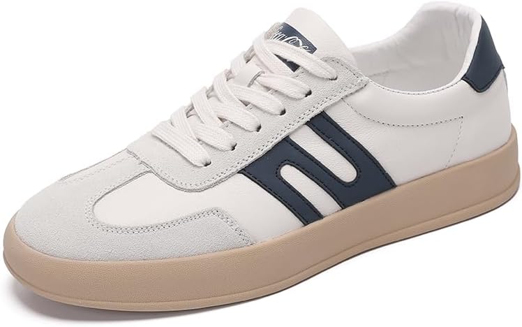 Мужские стильные кроссовки из натуральной кожи на шнуровке, всесезонные, спортивные и повседневные Meixi Mobile, белый/синий
Мужские стильные кроссовки из натуральной кожи на шнуровке, всесезонные, спортивные и повседневные Meixi Mobile, белый/синий