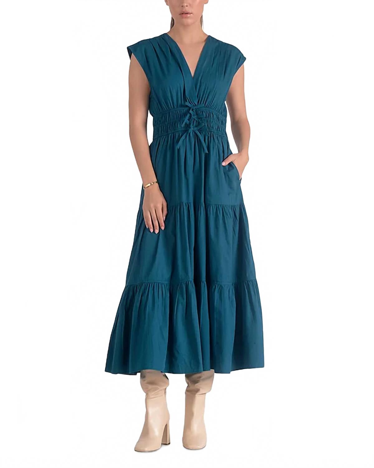 Бирюзовое миди-платье Cecily ELAN
Бирюзовое миди-платье Cecily ELAN