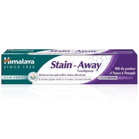 Травяная зубная паста против пятен, Stain Away, 75 мл Himalaya, Gum Expert
Травяная зубная паста против пятен, Stain Away, 75 мл Himalaya, Gum Expert
