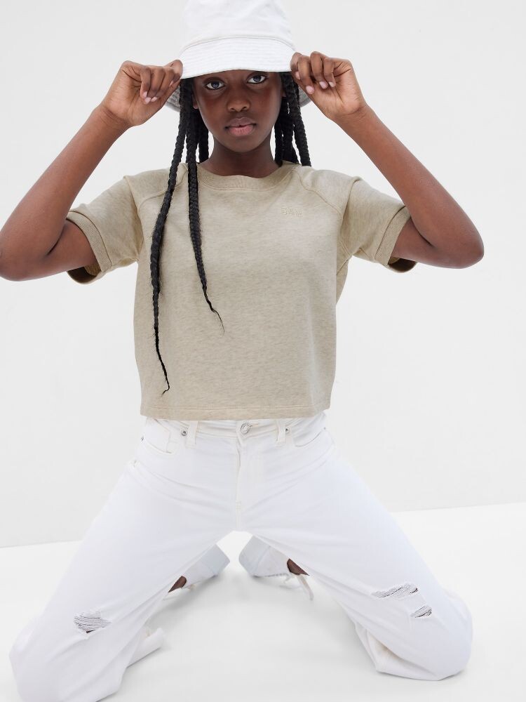 Детская укороченная футболка Gap, бежевый
Детская укороченная футболка Gap, бежевый