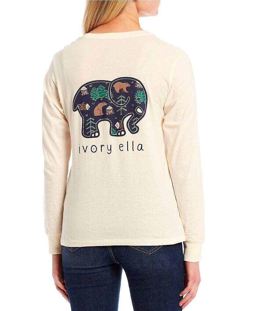 Ivory Футболка Ella Ivory с длинным рукавом и рисунком бурого медведя Ivory Ella, белый
Ivory Футболка Ella Ivory с длинным рукавом и рисунком бурого медведя Ivory Ella, белый