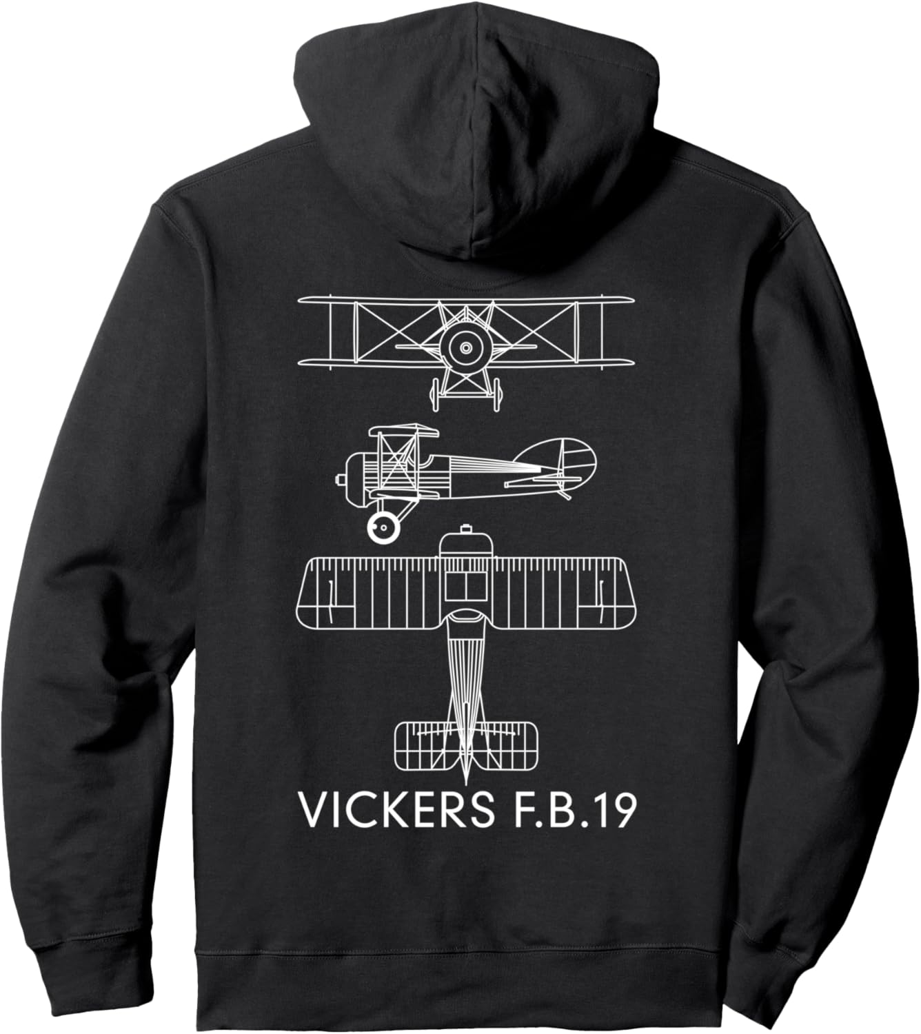 Толстовка с капюшоном Vickers FB19 Fighting Scout Biplane WWI Plane Blueprint Ww1 Blueprints By Malj, черный
Толстовка с капюшоном Vickers FB19 Fighting Scout Biplane WWI Plane Blueprint Ww1 Blueprints By Malj, черный