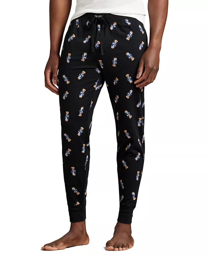 Мужские пижамные брюки-джоггеры с резинкой на поясе и вязкой мишка Polo Ralph Lauren, черный
Мужские пижамные брюки-джоггеры с резинкой на поясе и вязкой мишка Polo Ralph Lauren, черный