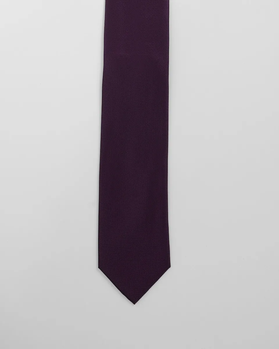 Мужской галстук с микроклеткой PuroEgo, пурпурный
Мужской галстук с микроклеткой PuroEgo, пурпурный