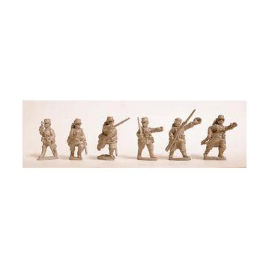 Французские офицеры и унтер-офицеры №1, Great War Miniatures - The Western Front 1914-18, France (28mm)
Французские офицеры и унтер-офицеры №1, Great War Miniatures - The Western Front 1914-18, France (28mm)