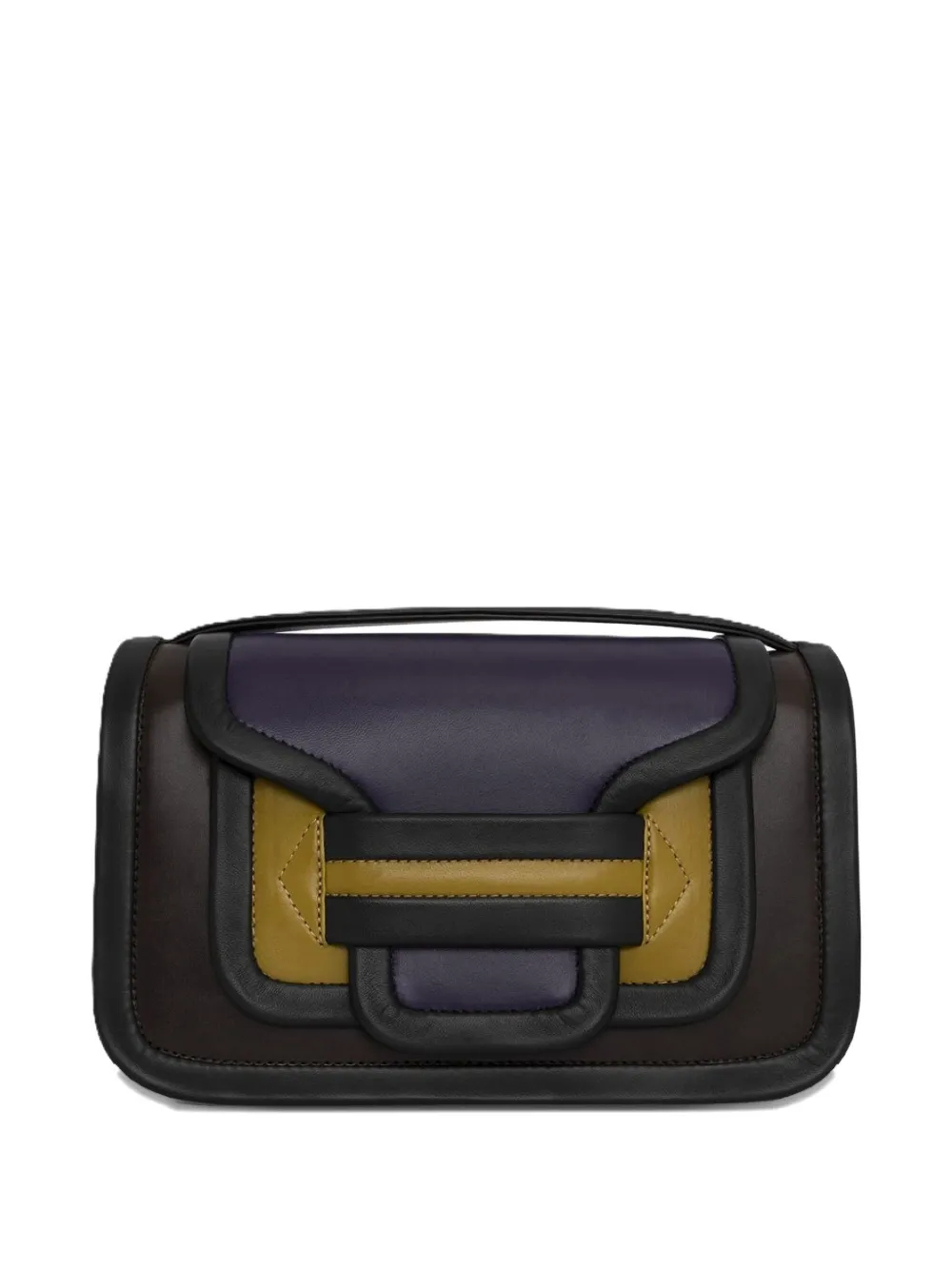 Плечевая сумка Alpha с кожаными вставками Pierre Hardy, коричневый
Плечевая сумка Alpha с кожаными вставками Pierre Hardy, коричневый