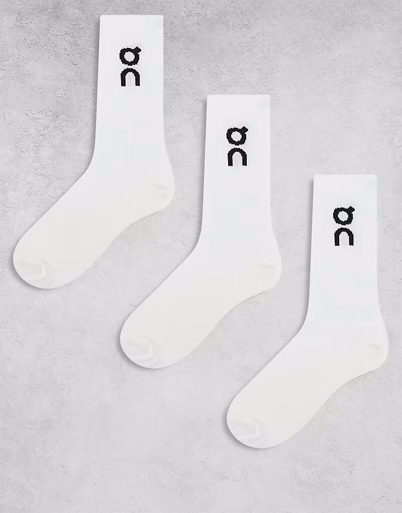 Набор из 3 пар высоких носков с логотипом белого цвета On Running
Набор из 3 пар высоких носков с логотипом белого цвета On Running