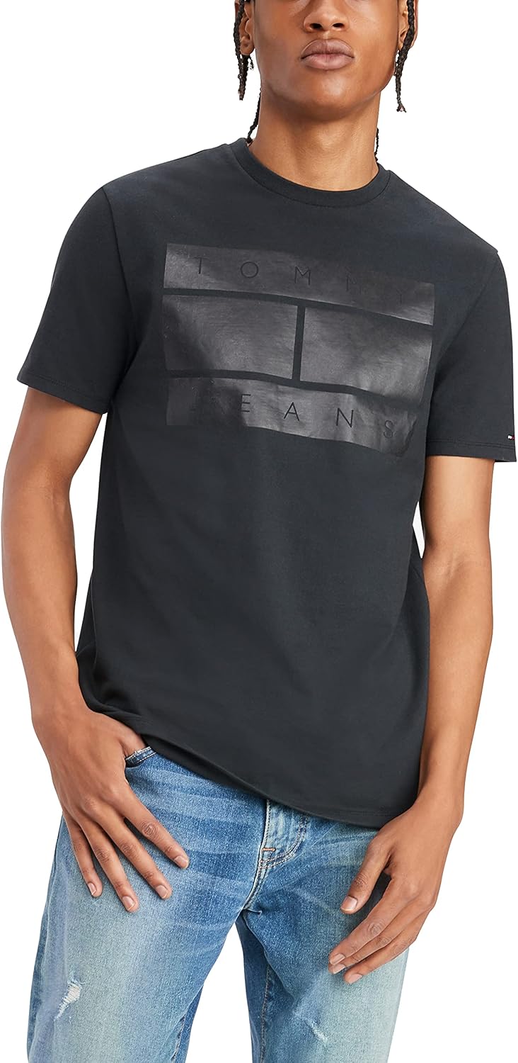 Мужская футболка Tommy Hilfiger Tommy Jeans с графическим логотипом, Tommy Deep Black
Мужская футболка Tommy Hilfiger Tommy Jeans с графическим логотипом, Tommy Deep Black