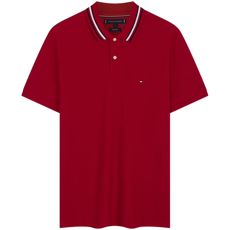Поло с вышитым логотипом Tommy Hilfiger, красный
Поло с вышитым логотипом Tommy Hilfiger, красный