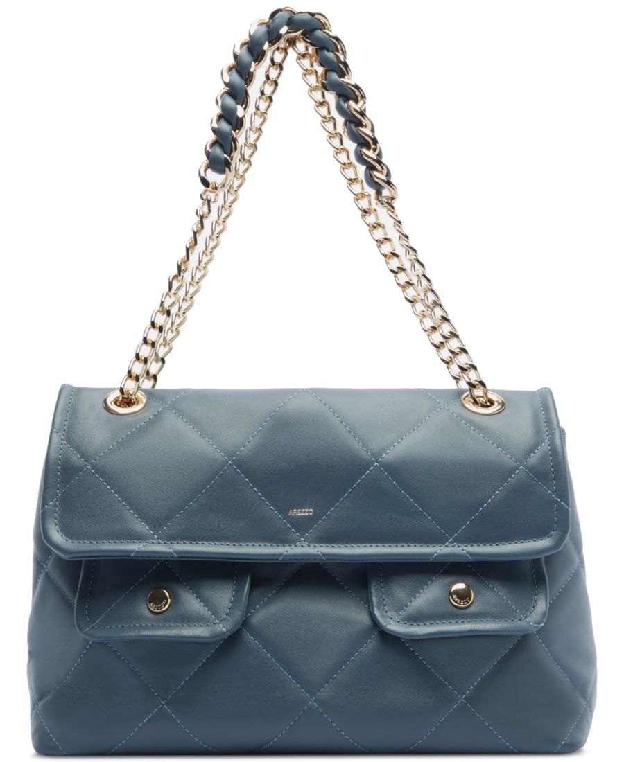 Большая кожаная сумка через плечо Diana Arezzo, Misty Blue
Большая кожаная сумка через плечо Diana Arezzo, Misty Blue