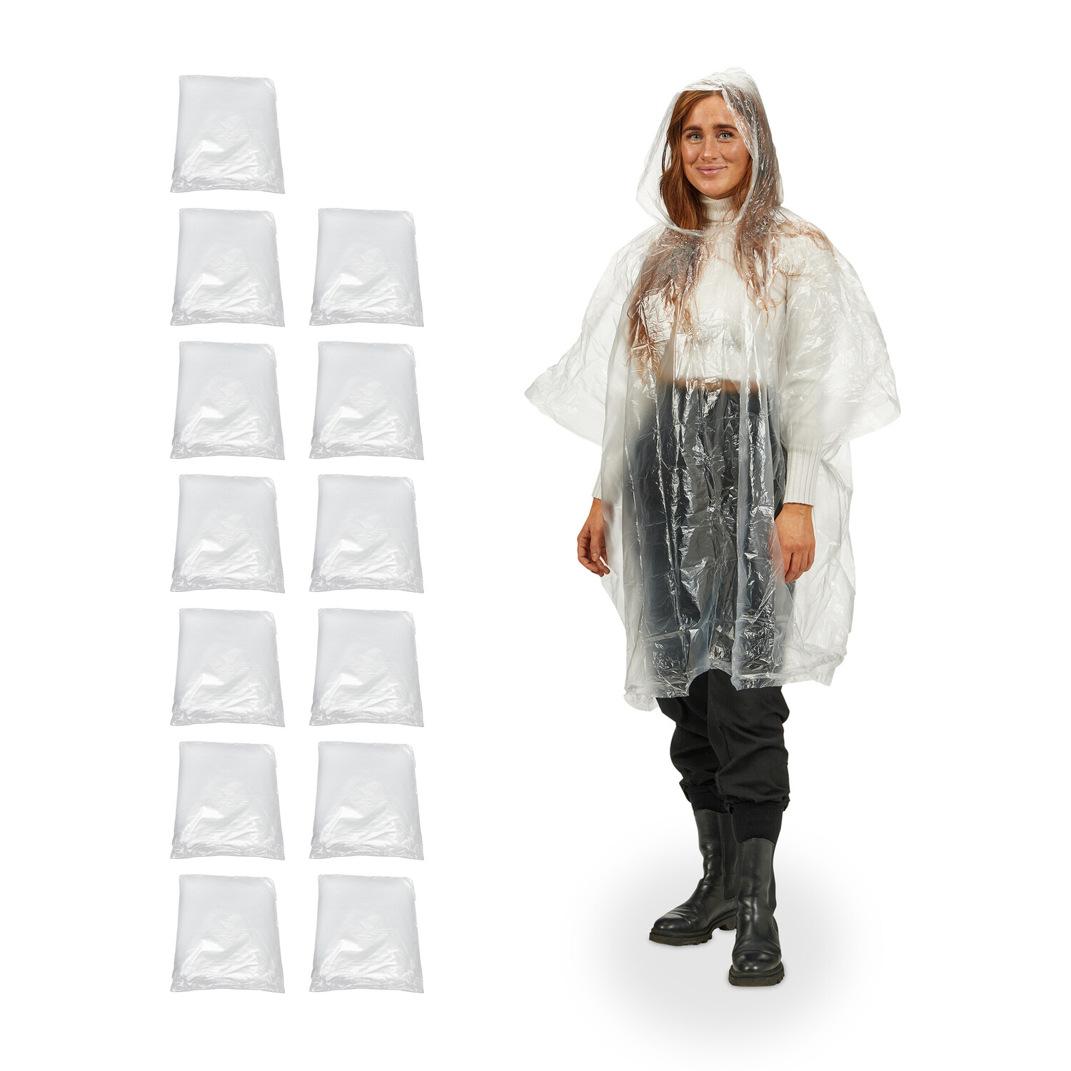Дождевик relaxdays 13 x Einweg Regenponcho, цвет Transparent
Дождевик relaxdays 13 x Einweg Regenponcho, цвет Transparent