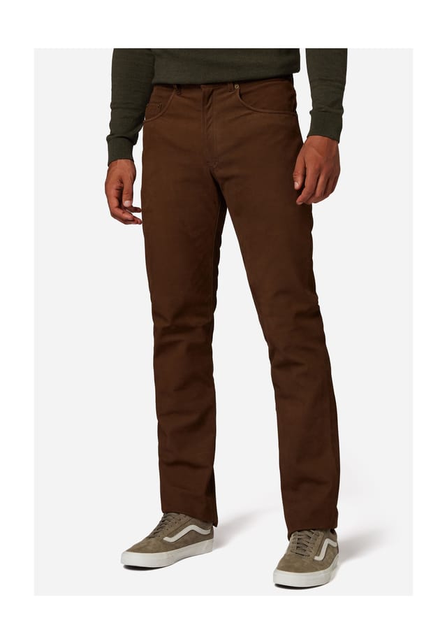 Кожаные брюки rt-101 с пятью карманами и прочным нубуком из буйволиной кожи - прямой крой Ricano, коричневый
Кожаные брюки rt-101 с пятью карманами и прочным нубуком из буйволиной кожи - прямой крой Ricano, коричневый