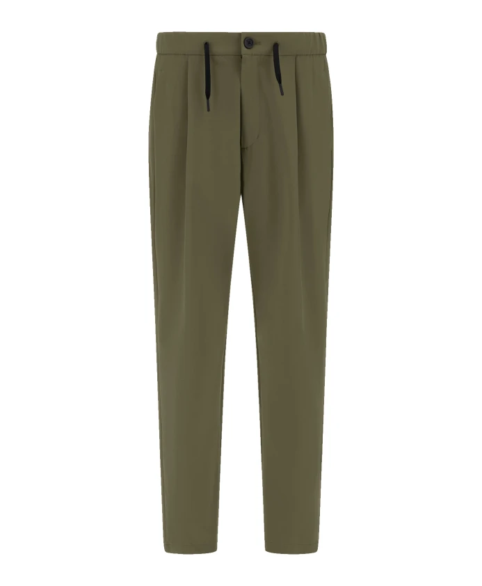 Легкие, удобные брюки из эластичной ткани. Herno, зеленый
Легкие, удобные брюки из эластичной ткани. Herno, зеленый