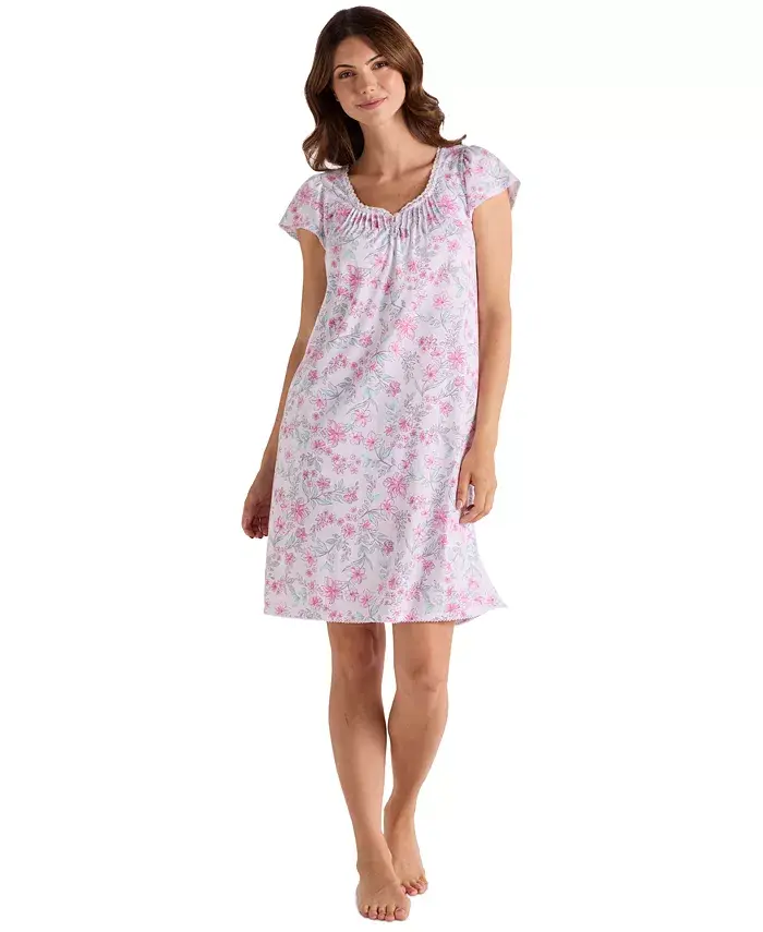 Женское короткое платье с коротким рукавом и принтом Miss Elaine, белый
Женское короткое платье с коротким рукавом и принтом Miss Elaine, белый