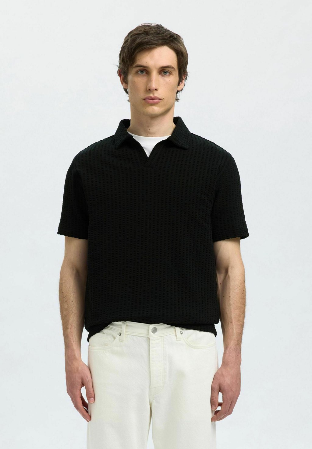 Рубашка поло Selected Homme, черный
Рубашка поло Selected Homme, черный