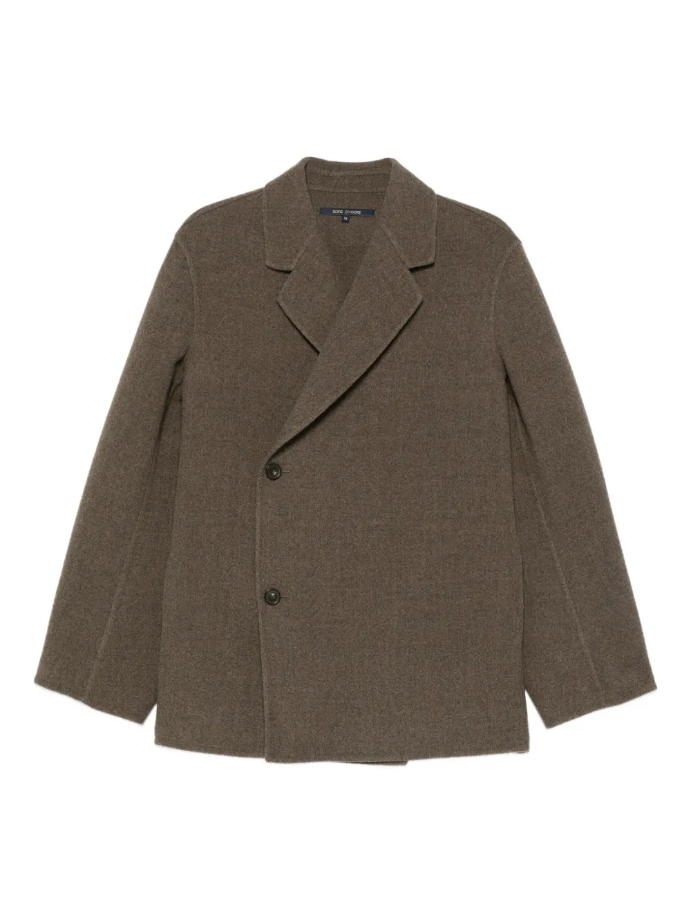 Двубортное пальто Correggio Sofie D'hoore, коричневый 
Двубортное пальто Correggio Sofie D'hoore, коричневый