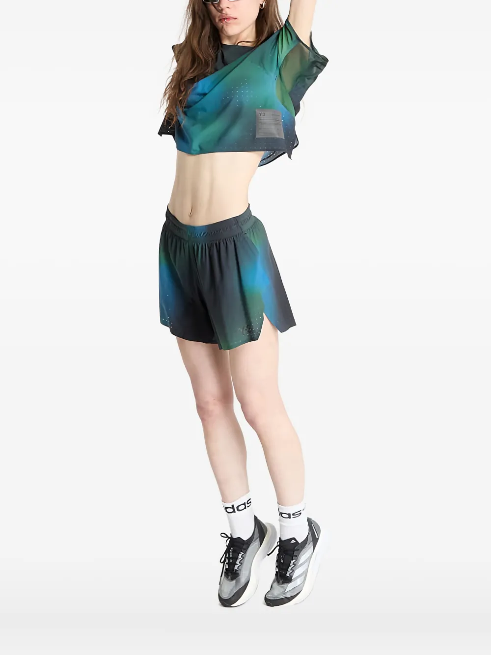 Футболка с принтом тай-дай Y-3, синий
Футболка с принтом тай-дай Y-3, синий