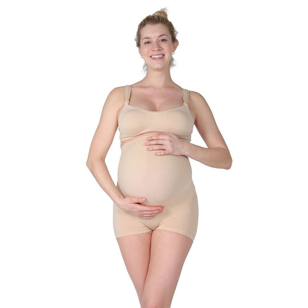 Шорты для беременных с высокой талией для мальчиков MeMoi, цвет Nude
Шорты для беременных с высокой талией для мальчиков MeMoi, цвет Nude