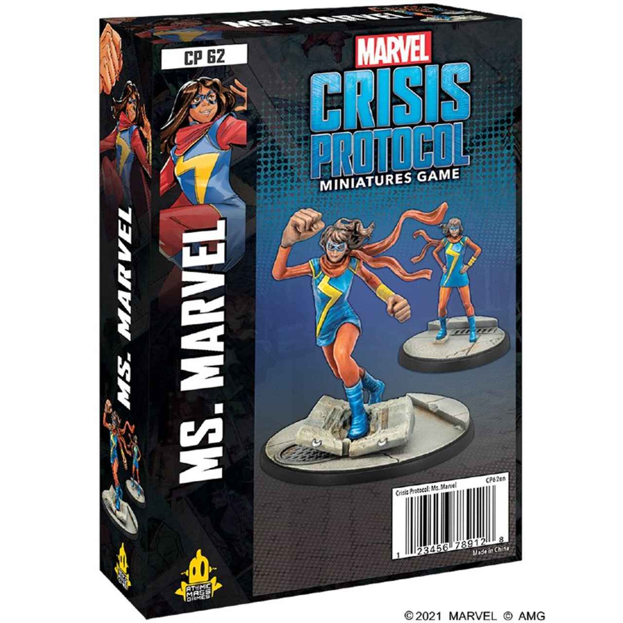 Миниатюра Marvel Crisis Protocol: Ms. Marvel 
Миниатюра Marvel Crisis Protocol: Ms. Marvel