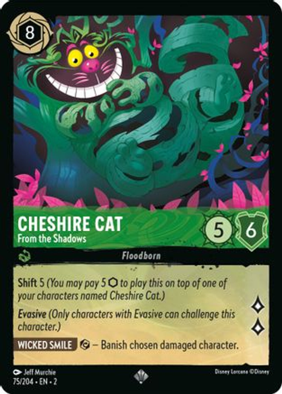 Карточная игра Cheshire Cat - From the Shadows (75/204) - Rise of the Floodborn Cold Foil
Карточная игра Cheshire Cat - From the Shadows (75/204) - Rise of the Floodborn Cold Foil