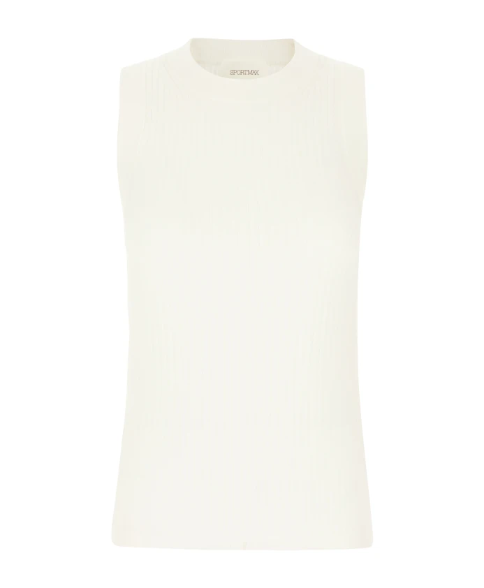 Топ без рукавов Sportmax, белый
Топ без рукавов Sportmax, белый