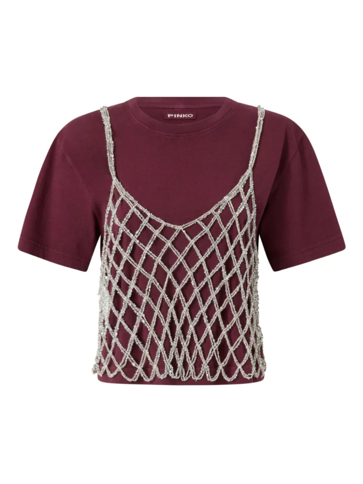 Футболка с сетчатым покрытием PINKO, красный
Футболка с сетчатым покрытием PINKO, красный
