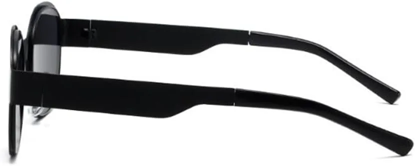 Ретро-солнцезащитные очки овальной формы для женщин и мужчин. Модные очки в металлической оправе с защитой от УФ-излучения UV400 Weloveushop, Black Frame Gray Flakes
Ретро-солнцезащитные очки овальной формы для женщин и мужчин. Модные очки в металлической оправе с защитой от УФ-излучения UV400 Weloveushop, Black Frame Gray Flakes