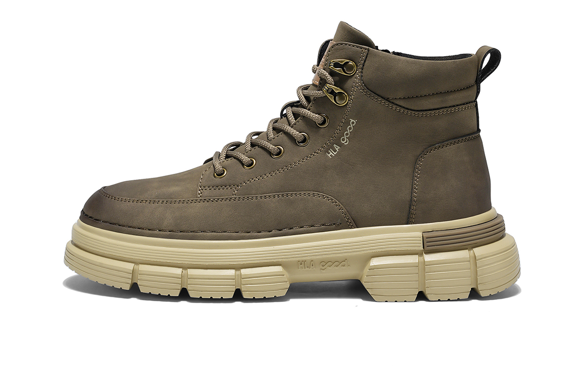 HLA Мужские ботинки Martin, цвет: земляной желтый, хаки
HLA Мужские ботинки Martin, цвет: земляной желтый, хаки