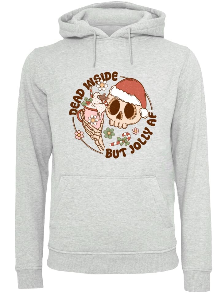 Пуловер F4NT4STIC Hoodie Dead inside but jolly AF Christmas, пятнистый серый
Пуловер F4NT4STIC Hoodie Dead inside but jolly AF Christmas, пятнистый серый