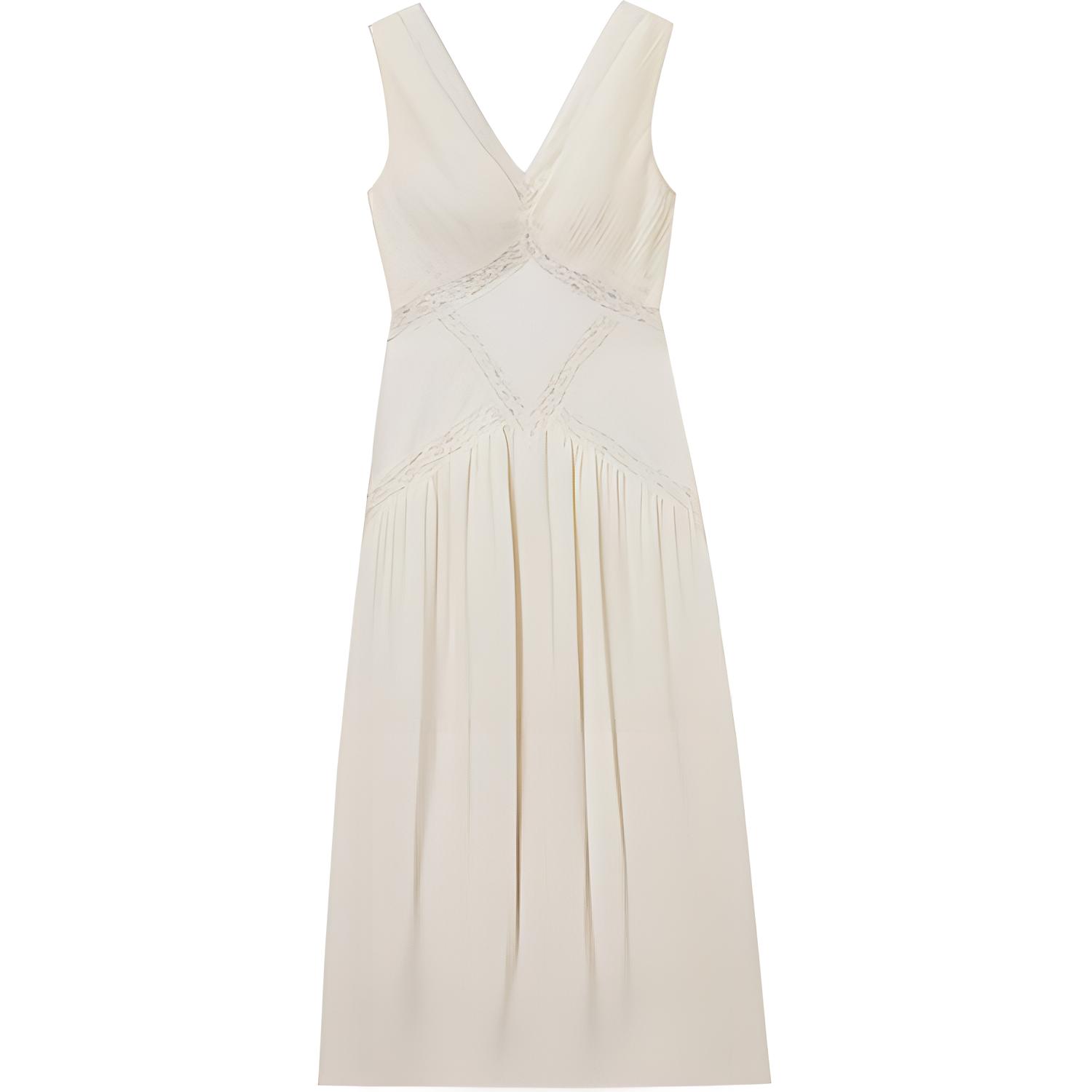 Self Portrait Женское платье без рукавов цвета слоновой кости
Self Portrait Женское платье без рукавов цвета слоновой кости