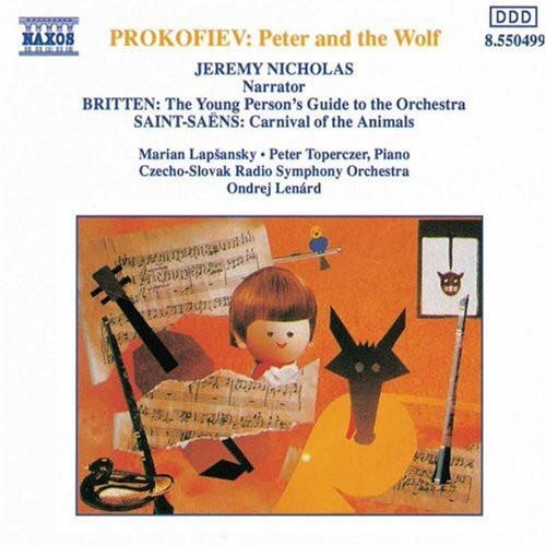 CD диск Prokofiev / Britten / Saint-Saens / Lenard: Peter & the Wolf
CD диск Prokofiev / Britten / Saint-Saens / Lenard: Peter & the Wolf