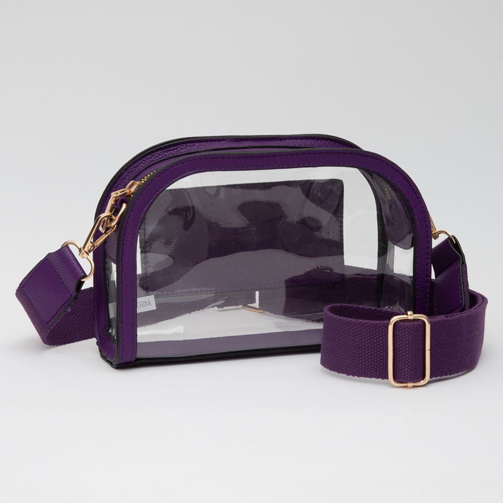 Искусственная кожа прозрачная черезплечная фотосумка FASHNZFAB, фиолетовый
Искусственная кожа прозрачная черезплечная фотосумка FASHNZFAB, фиолетовый