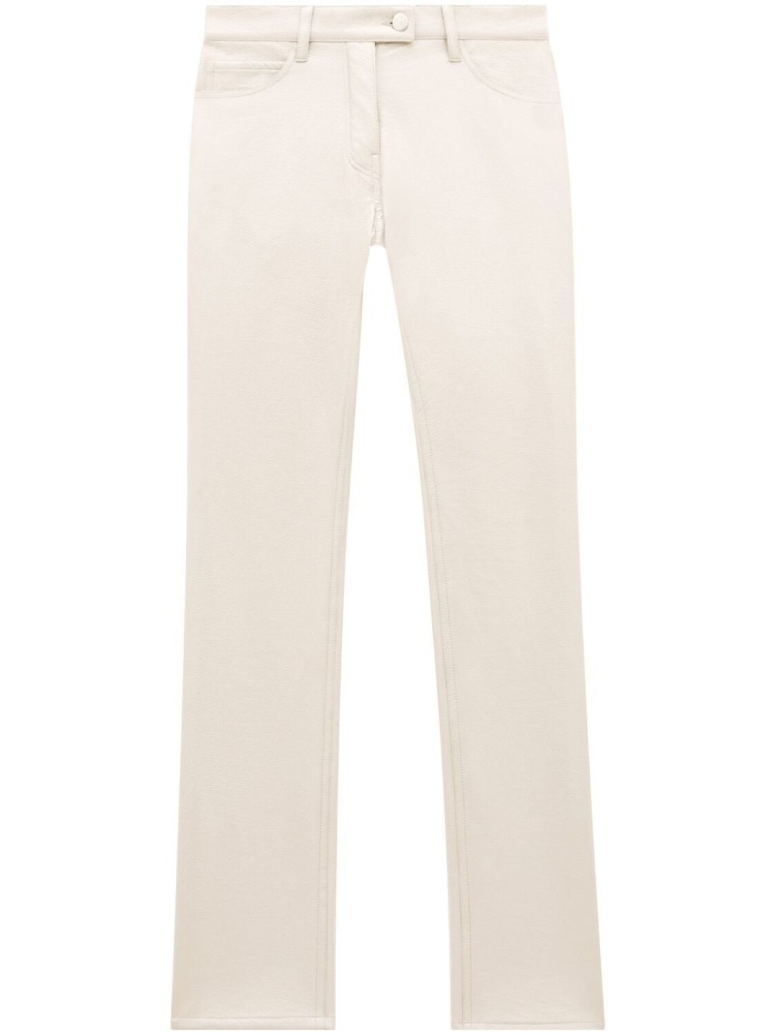 Виниловые брюки с карманами Courrèges, бежевый
Виниловые брюки с карманами Courrèges, бежевый