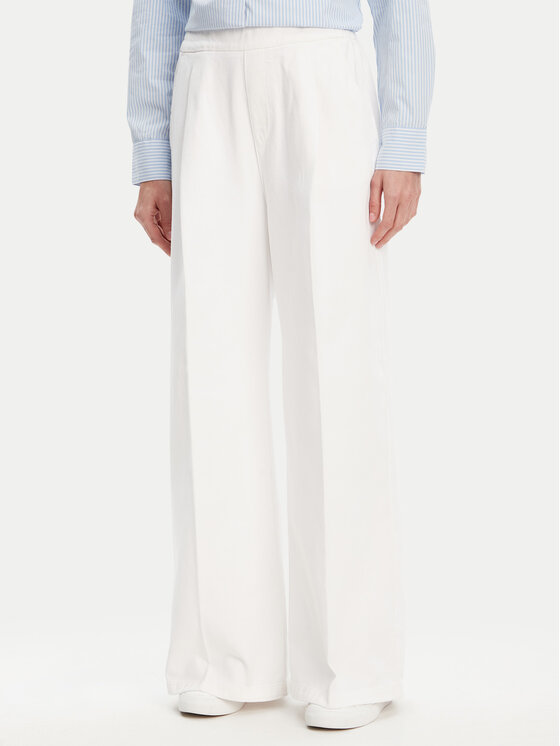 Широкие брюки палаццо 4DUKDF01B United Colors Of Benetton, белый
Широкие брюки палаццо 4DUKDF01B United Colors Of Benetton, белый