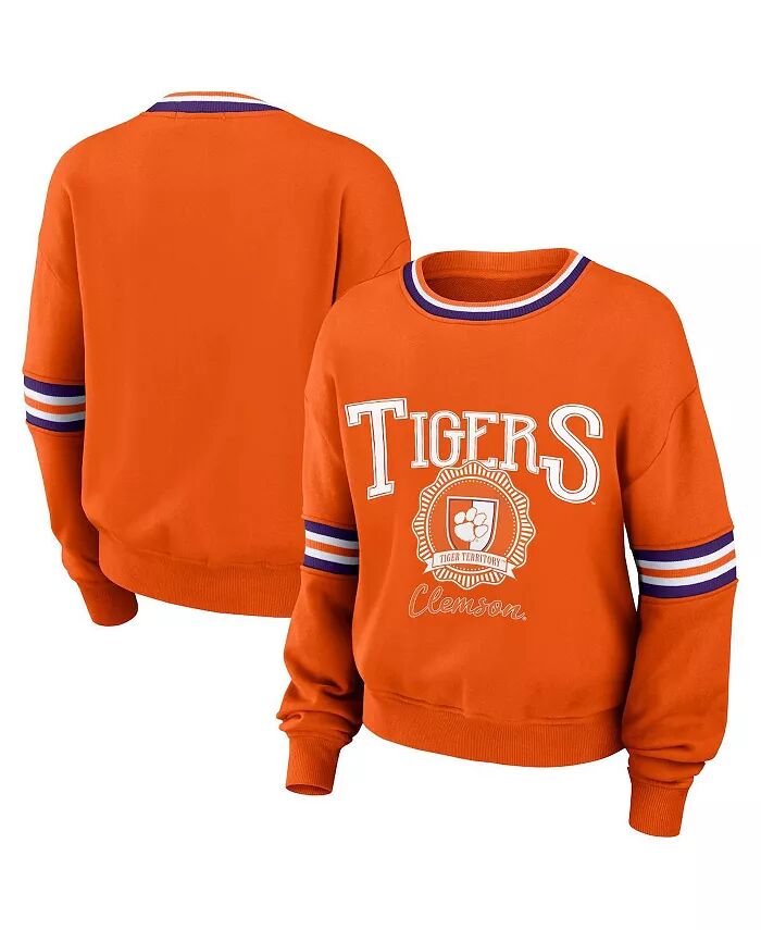 Женская оранжевая потертая толстовка-пуловер в винтажном стиле Clemson Tigers WEAR by Erin Andrews
Женская оранжевая потертая толстовка-пуловер в винтажном стиле Clemson Tigers WEAR by Erin Andrews