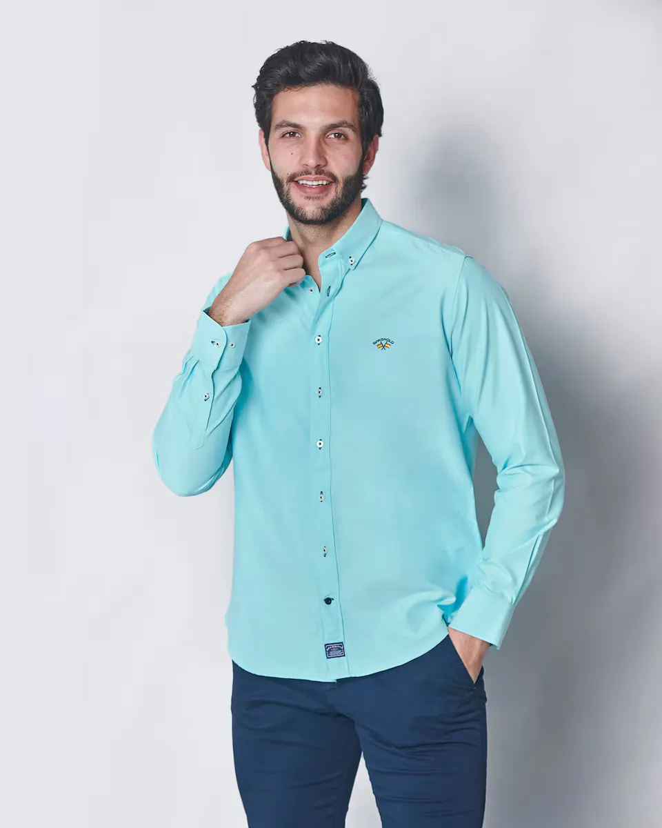 Обычная мужская рубашка светло-голубого цвета Spagnolo, светло-голубой
Обычная мужская рубашка светло-голубого цвета Spagnolo, светло-голубой