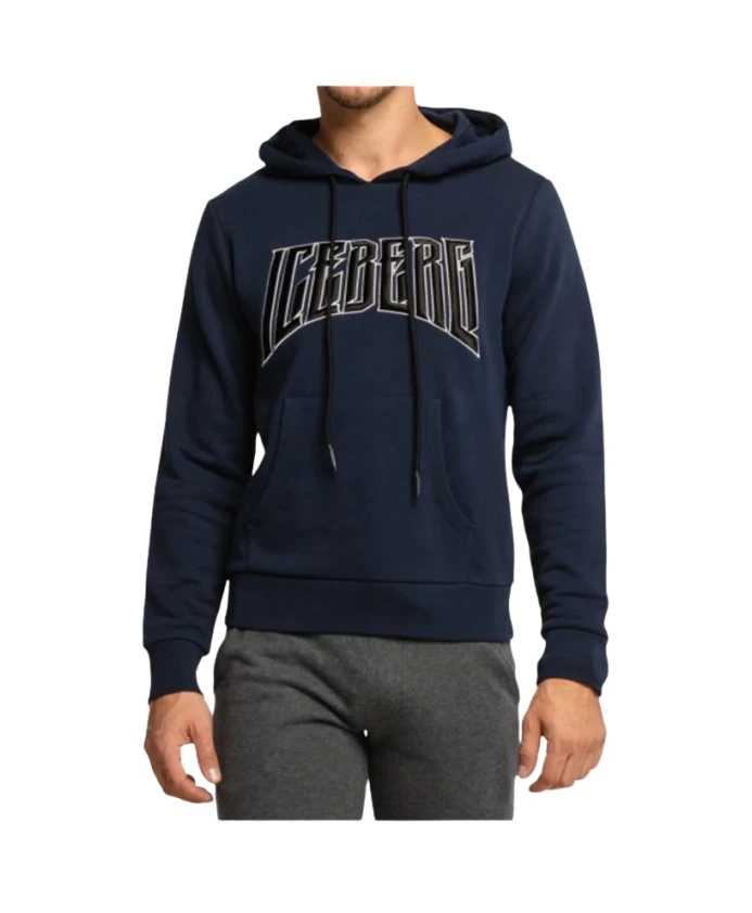 Стильные мужские худи синего меланжевого цвета. Iceberg, синий
Стильные мужские худи синего меланжевого цвета. Iceberg, синий