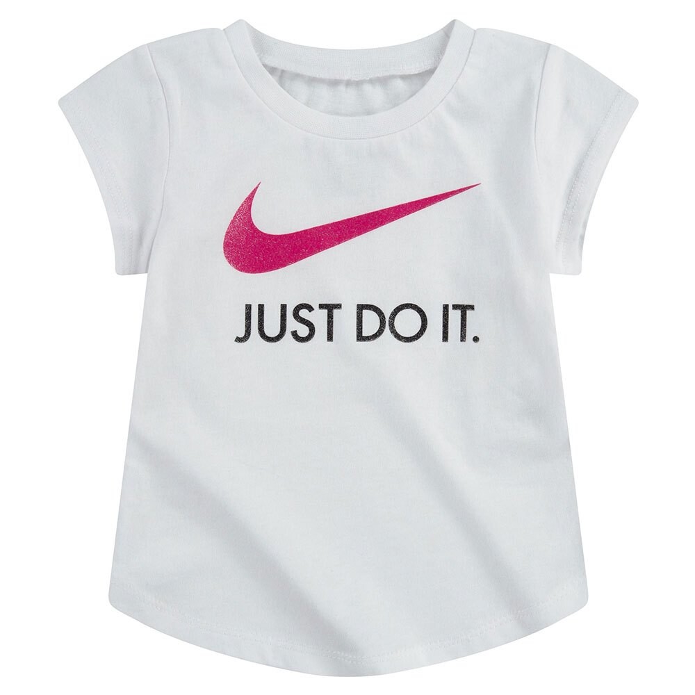 Футболка с коротким рукавом Nike Swoosh Just Do It, белый 
Футболка с коротким рукавом Nike Swoosh Just Do It, белый