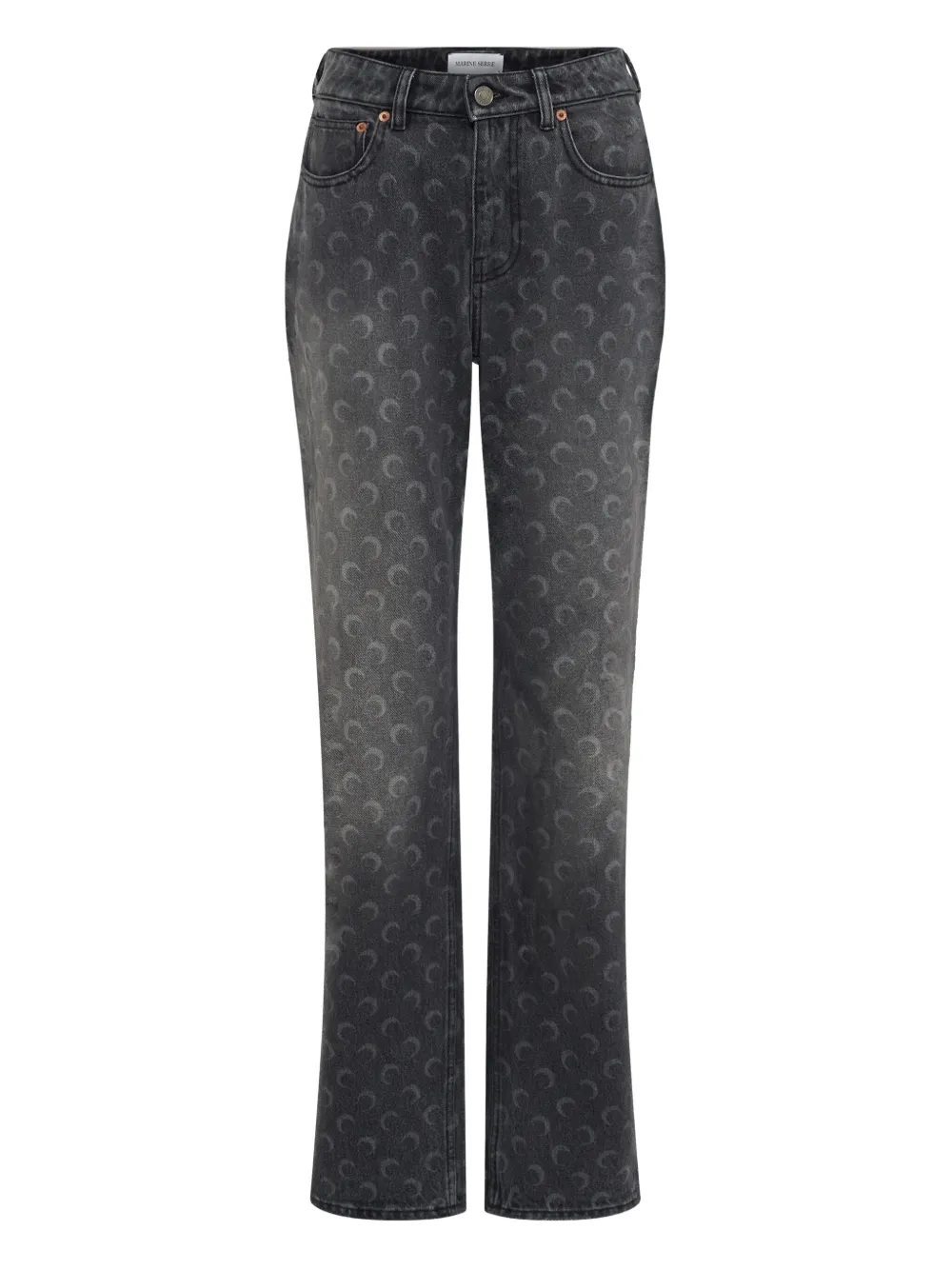 Прямые джинсы с лазерной обработкой Moon Marine Serre, серый
Прямые джинсы с лазерной обработкой Moon Marine Serre, серый