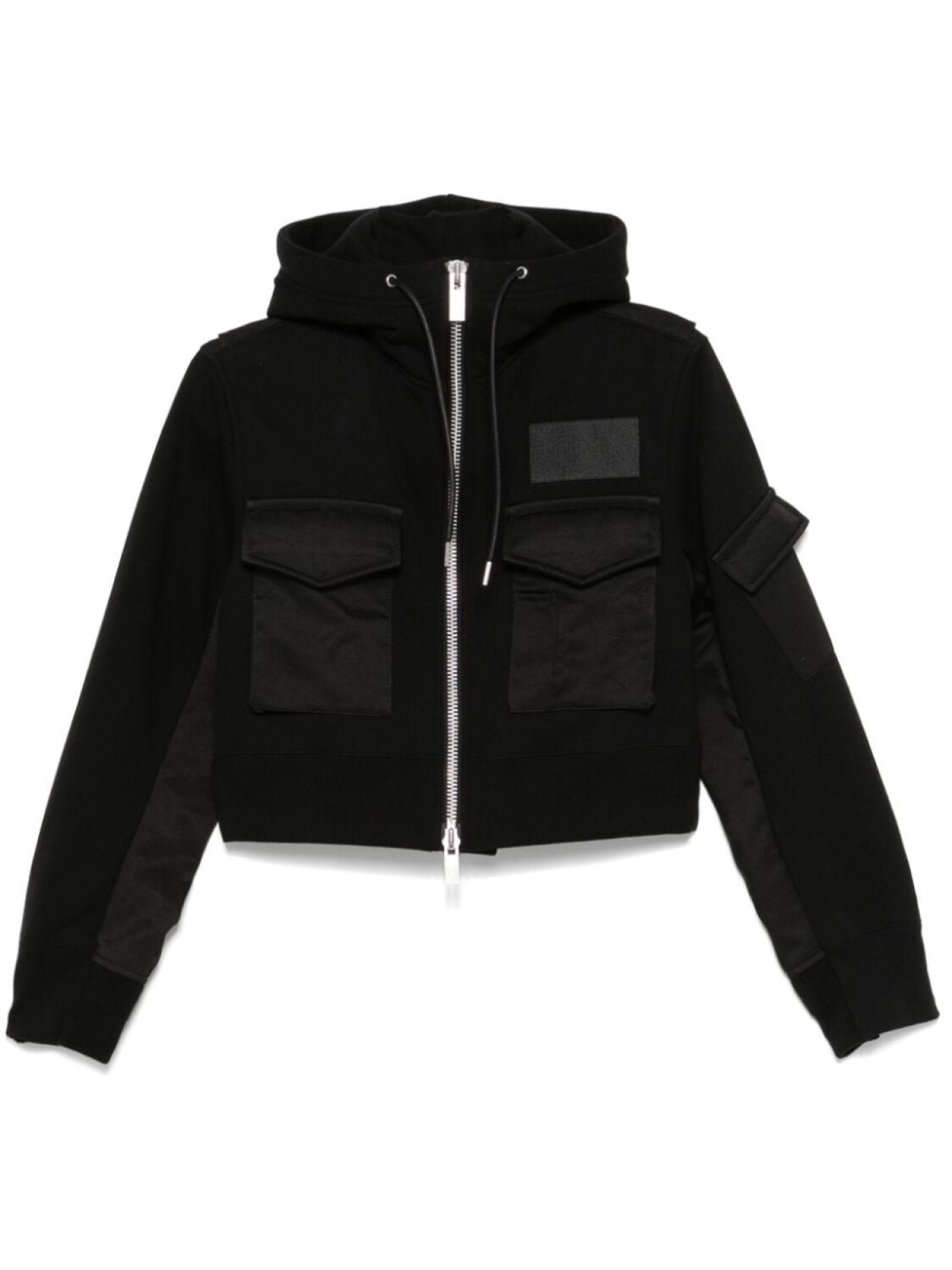 Укороченная куртка sacai, черный
Укороченная куртка sacai, черный