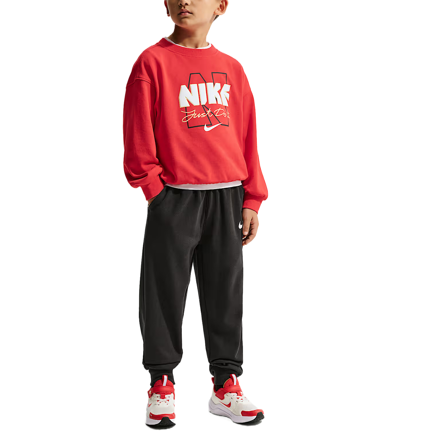 Повседневный спортивный комплект для детей 2 шт Nike, черный/черный/белый
Повседневный спортивный комплект для детей 2 шт Nike, черный/черный/белый
