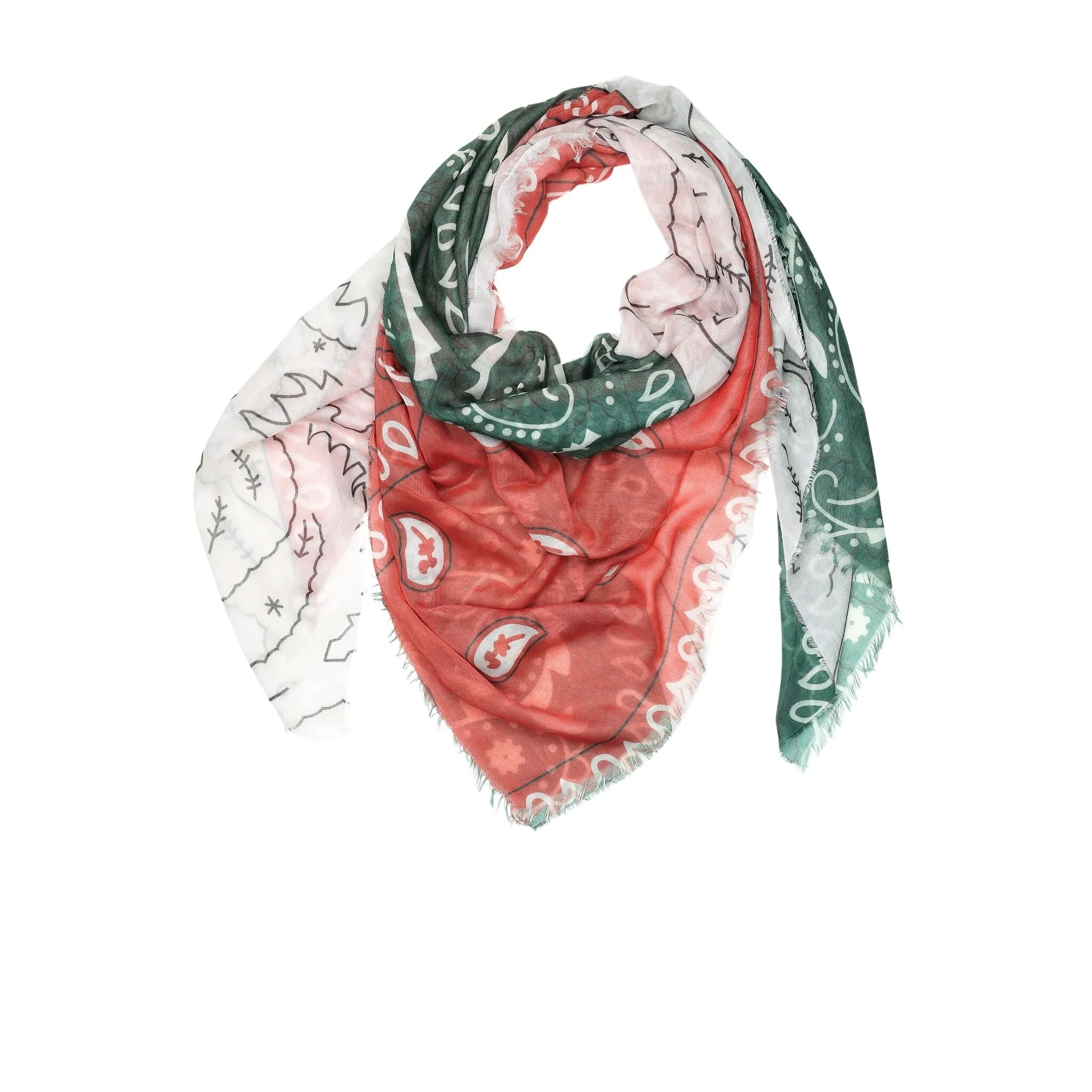 COLLEZIONE ALESSANDRO модный шарф "Фестиваль" с энергичным миксом узоров, зеленый
COLLEZIONE ALESSANDRO модный шарф "Фестиваль" с энергичным миксом узоров, зеленый