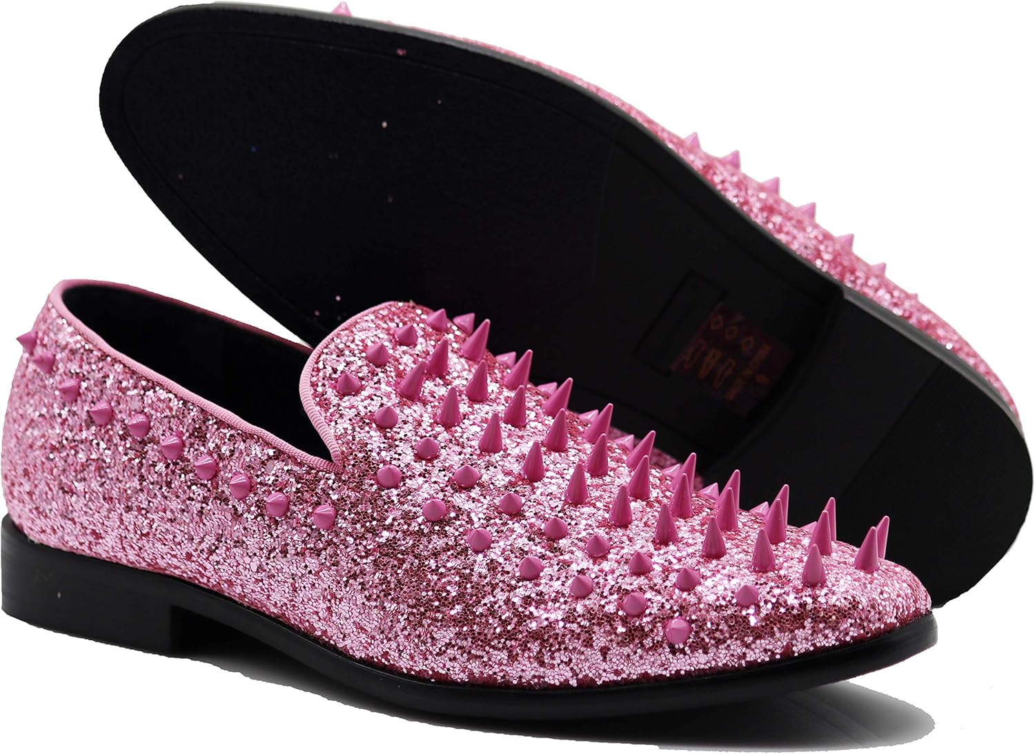 Мужские винтажные лоферы SPK16 с шипами, слипоны, модная обувь, классические вечерние туфли-токседо Enzo Romeo, розовый
Мужские винтажные лоферы SPK16 с шипами, слипоны, модная обувь, классические вечерние туфли-токседо Enzo Romeo, розовый