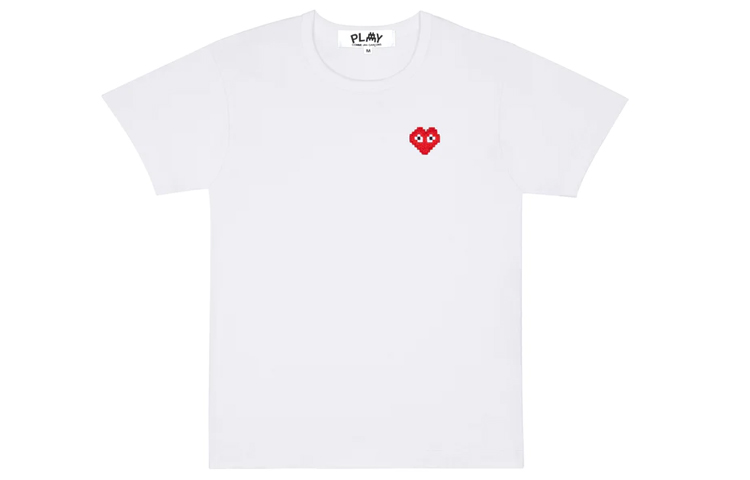 CDG Play Футболка Comme Des Garcons Play X Invader женская белая, Белый, CDG Play Футболка Comme Des Garcons Play X Invader женская белая
CDG Play Футболка Comme Des Garcons Play X Invader женская белая, Белый, CDG Play Футболка Comme Des Garcons Play X Invader женская белая