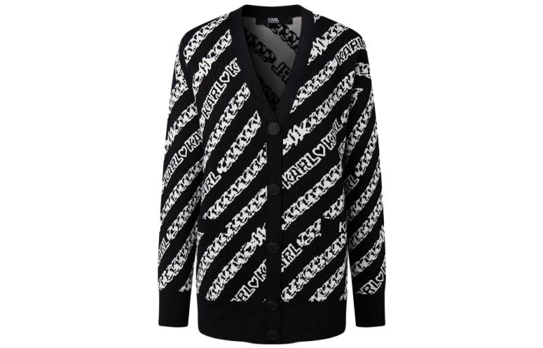 KARL LAGERFELD Вязаный свитер женский черный KARL LAGERFELD / Karl Lagerfeld Jeans 
KARL LAGERFELD Вязаный свитер женский черный KARL LAGERFELD / Karl Lagerfeld Jeans