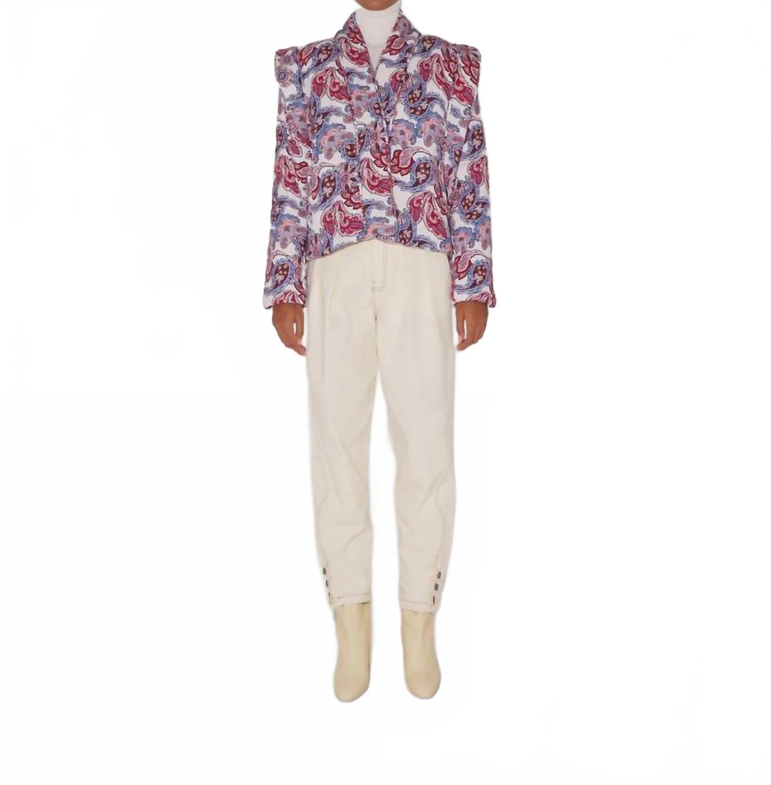 Женская куртка Dina в светлом узоре пейсли MAGALI PASCAL, Pristine Paisley Light
Женская куртка Dina в светлом узоре пейсли MAGALI PASCAL, Pristine Paisley Light