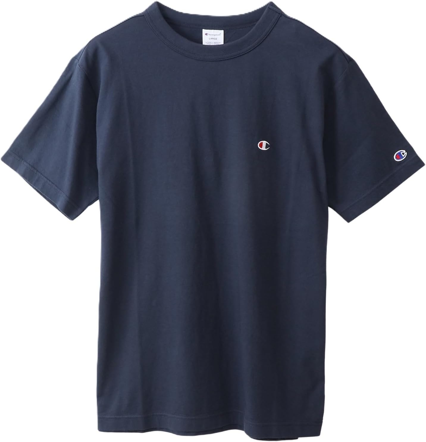 Мужская футболка Champion C3-P300Z/C3-X352L, короткий рукав, 100% хлопок, Classic Cotton USA, вышивка логотипа в одну точку, футболка с коротким рукавом, базовая модель, темно-синий
Мужская футболка Champion C3-P300Z/C3-X352L, короткий рукав, 100% хлопок, Classic Cotton USA, вышивка логотипа в одну точку, футболка с коротким рукавом, базовая модель, темно-синий