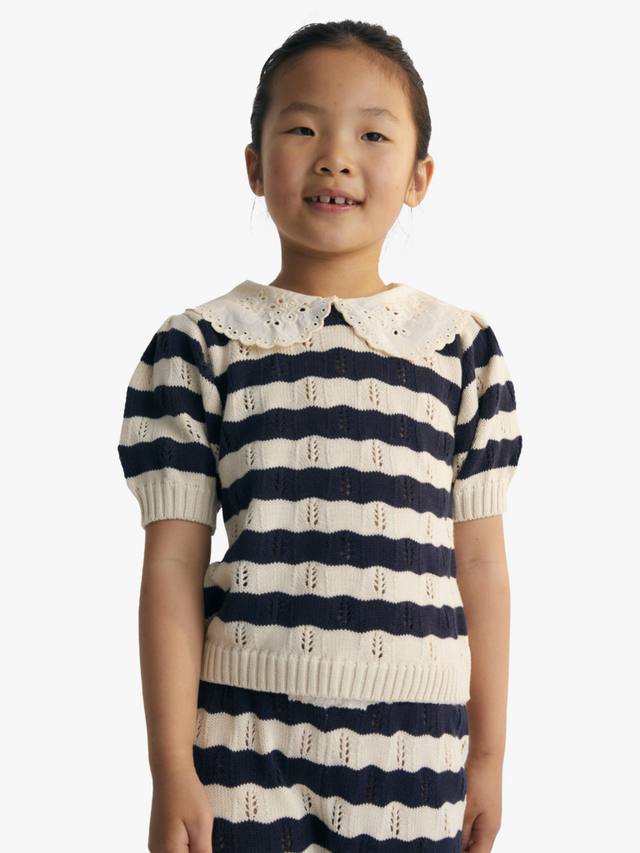 Детский вязаный джемпер Marina с короткими рукавами The New Society, Navy
Детский вязаный джемпер Marina с короткими рукавами The New Society, Navy