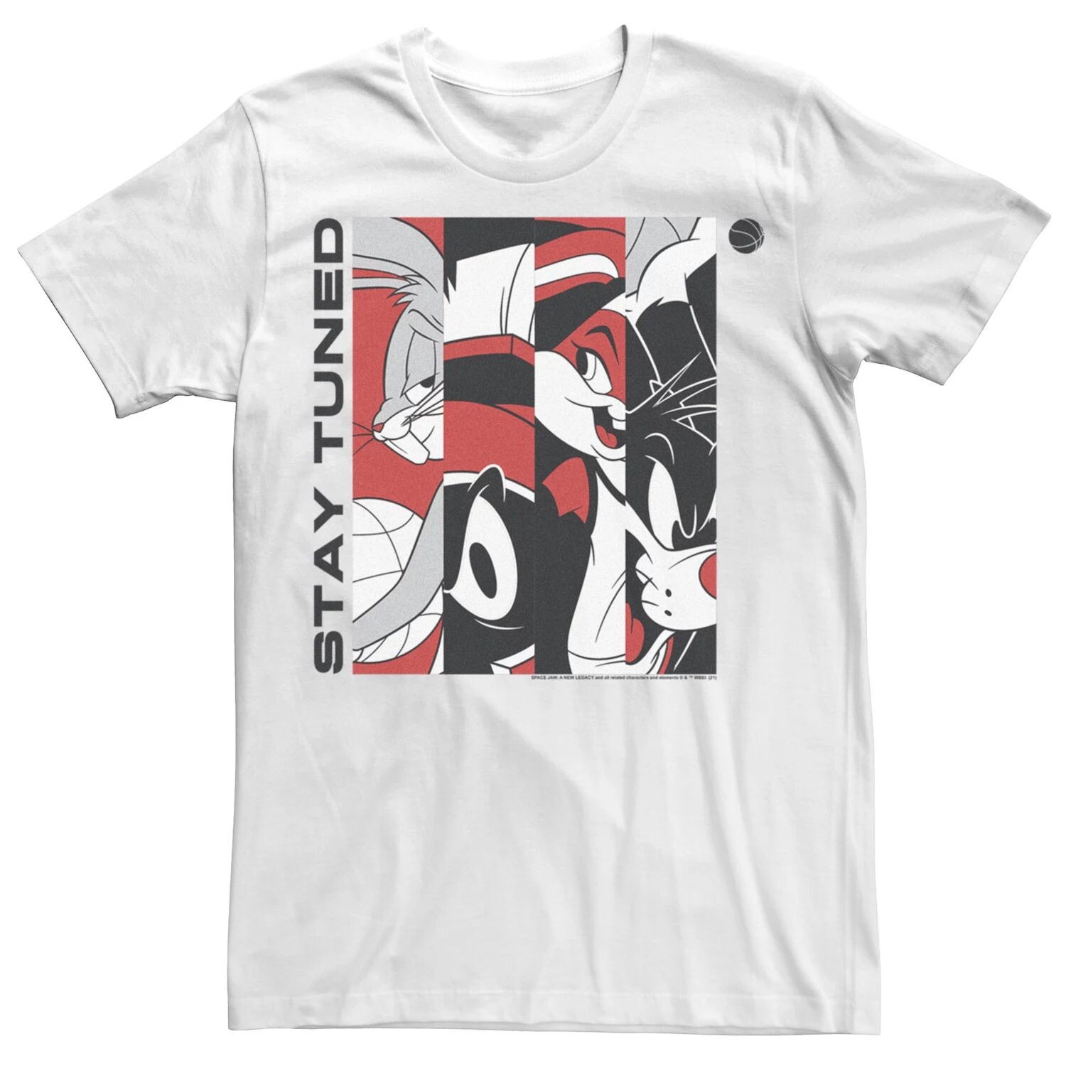 Мужская футболка Space Jam 2 Stay Tuned Tune Squad с портретными вставками Licensed Character, Белый, Мужская футболка Space Jam 2 Stay Tuned Tune Squad с портретными вставками Licensed Character
Мужская футболка Space Jam 2 Stay Tuned Tune Squad с портретными вставками Licensed Character, Белый, Мужская футболка Space Jam 2 Stay Tuned Tune Squad с портретными вставками Licensed Character